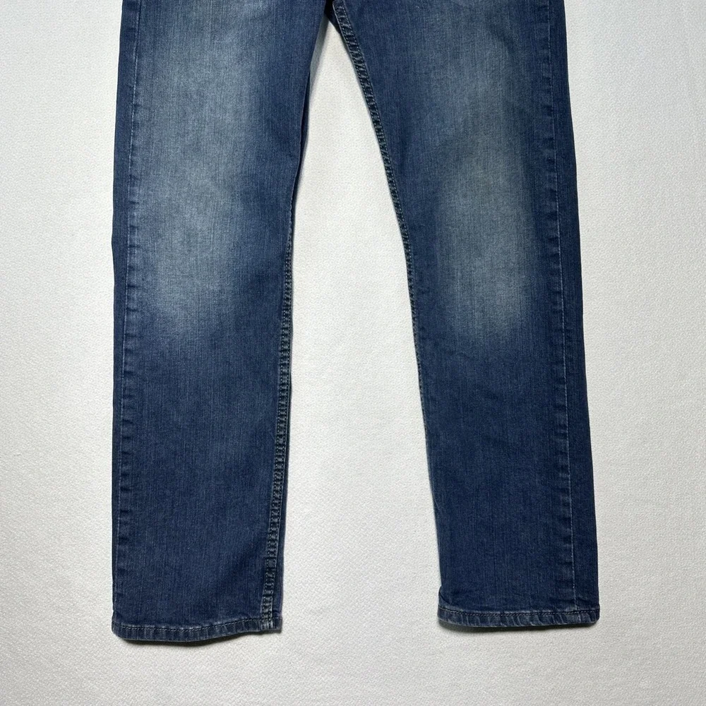 Levi's 513 Slim Straight Jeans Men's 30x30 Dark Indigo Wash Modern Stretch